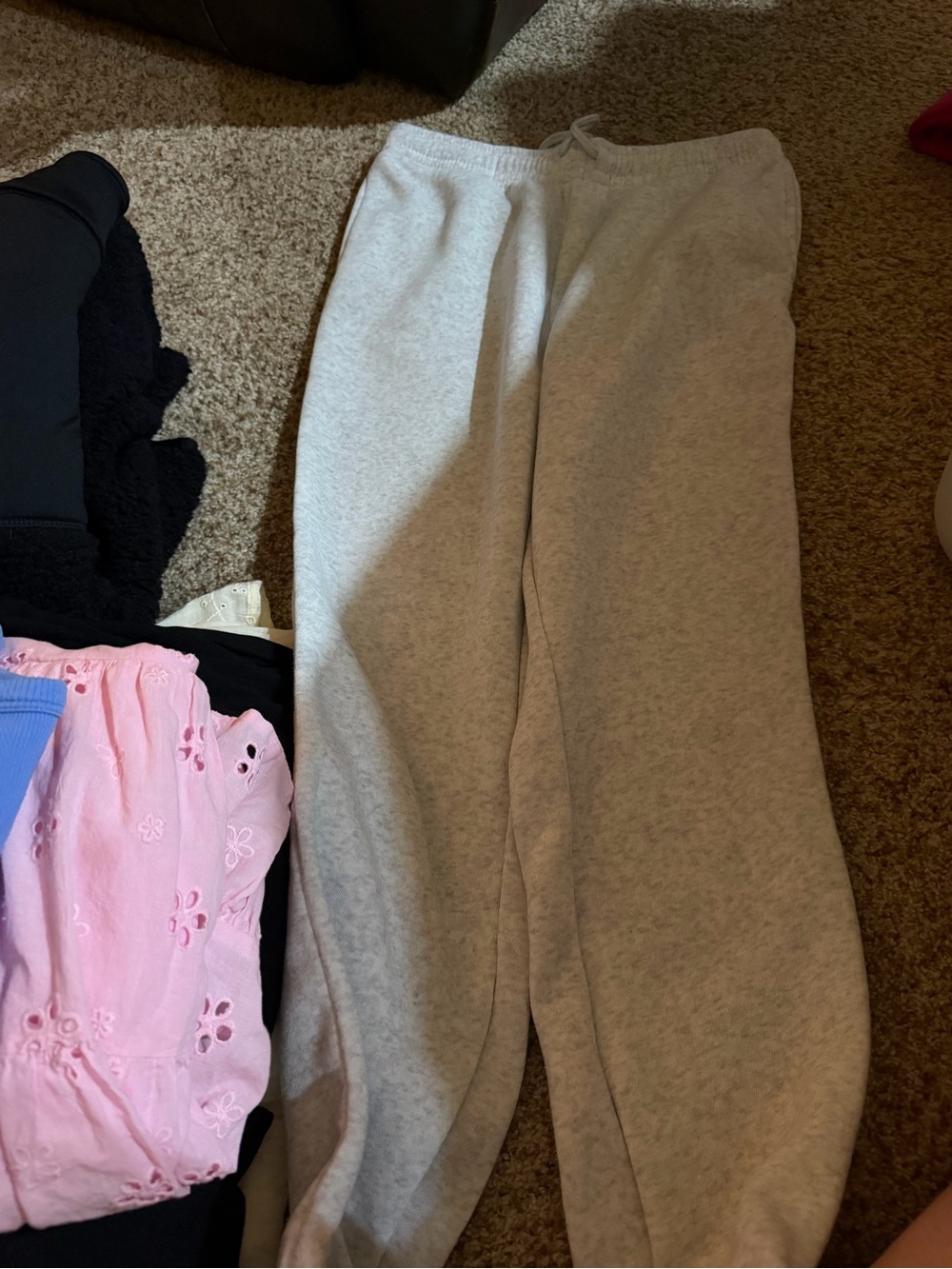 Unbranded Women's Light Gray Fleece Joggers - Cozy Everyday Sweatpants